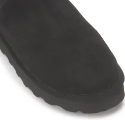Stiefeletten|Boots|Bearpaw Lammfell-Boot in Übergrößen Schwarz