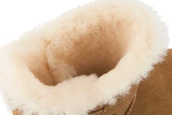 Stiefeletten|Boots|Bearpaw Lammfell-Boot in Übergrößen Braun