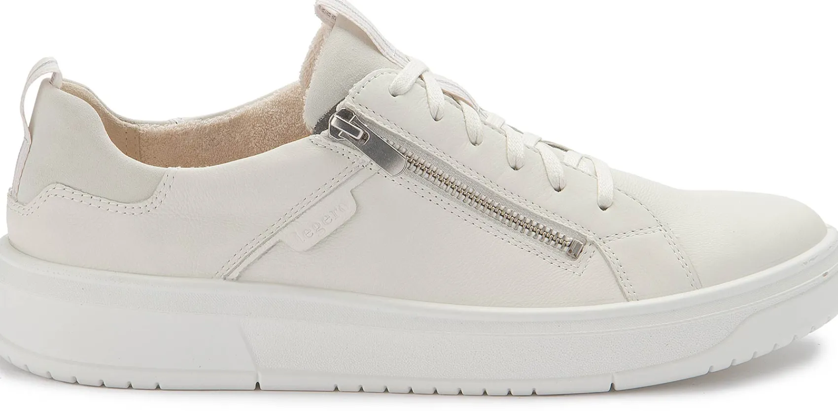 Sneaker|Schnürschuhe|Legero Sneaker in Übergrößen Weiß