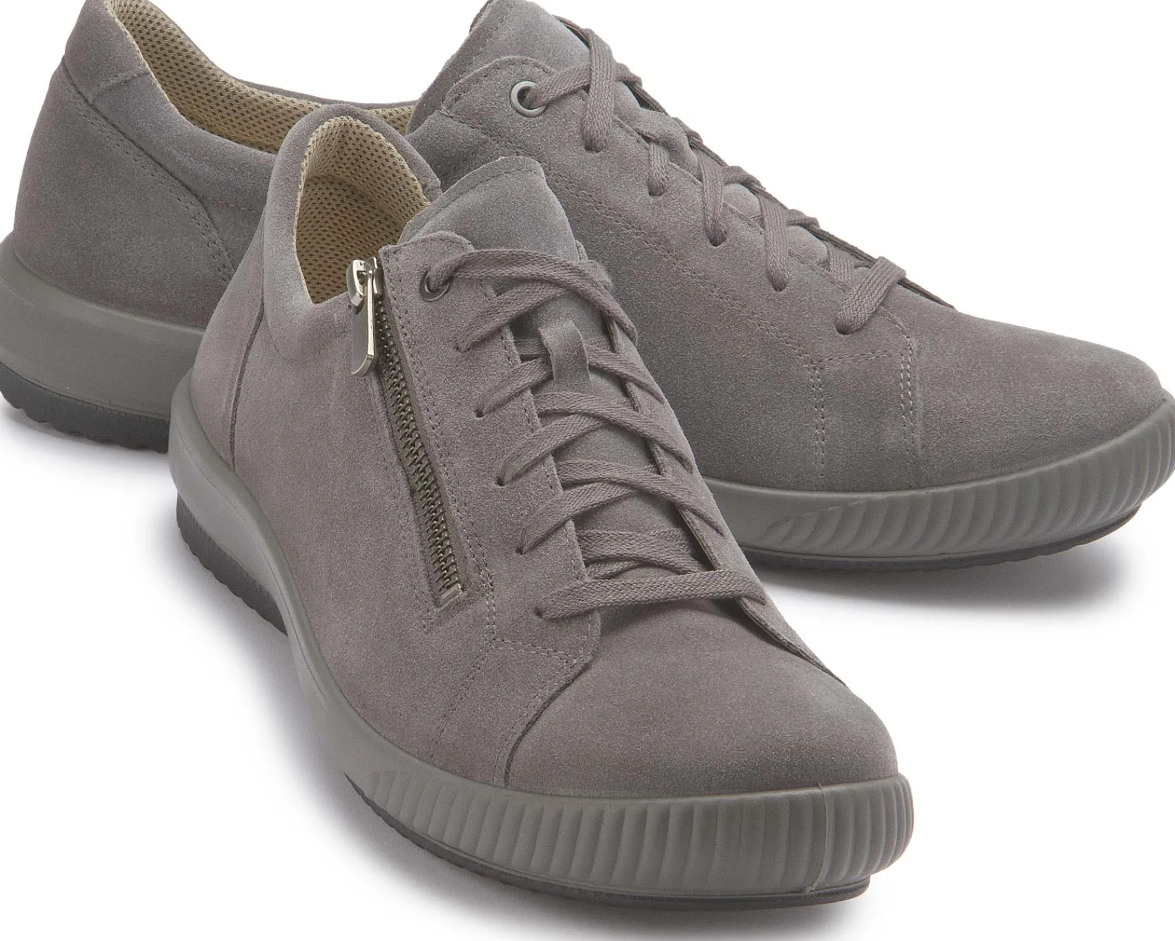 Sneaker|Schnürschuhe|Legero Sneaker in Übergrößen Grau
