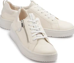 Sneaker|Schnürschuhe|Legero Sneaker in Übergrößen Beige