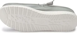 Leinenschuhe|Schnürschuhe|HeyDude Leinenschuh in Übergrößen Grau