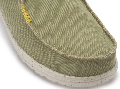 Leinenschuhe|Schnürschuhe|HeyDude Leinenschuh in Übergrößen Grün