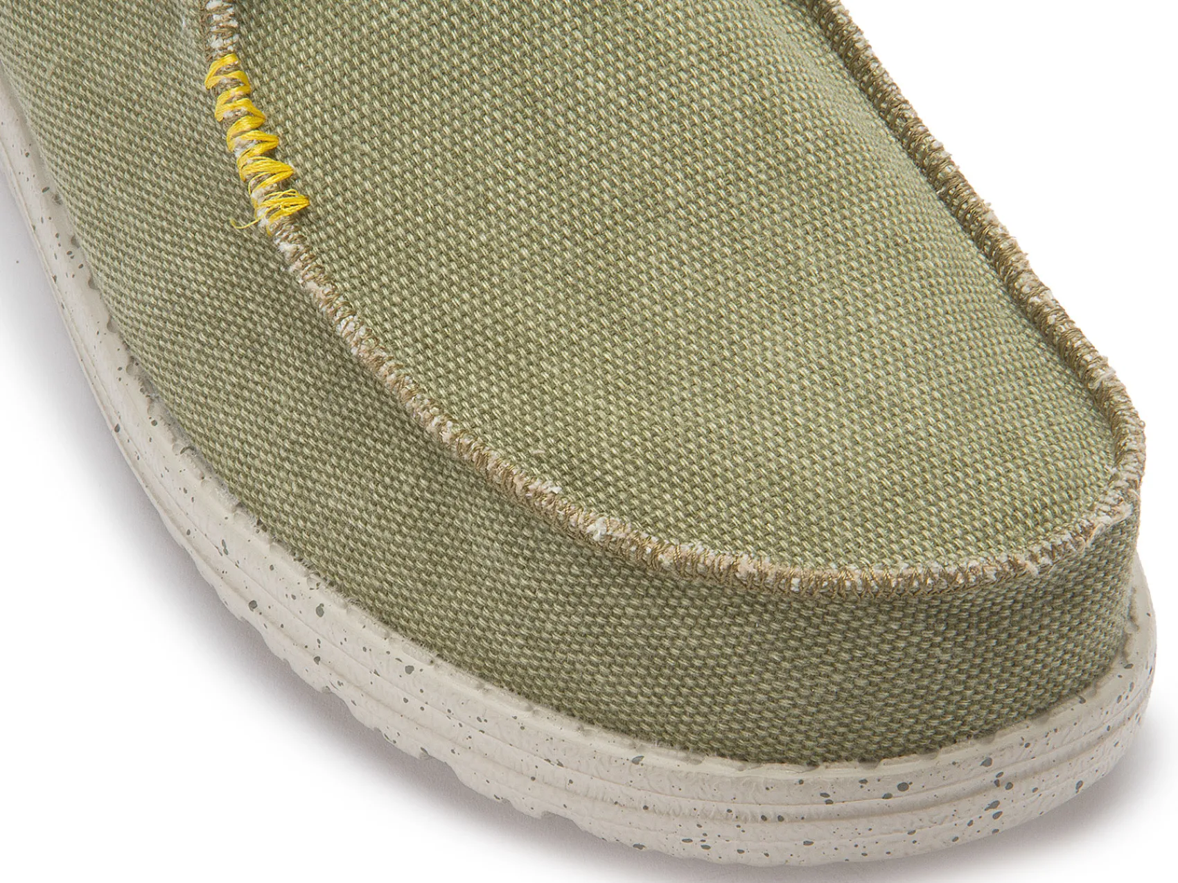 Leinenschuhe|Schnürschuhe|HeyDude Leinenschuh in Übergrößen Grün
