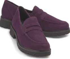Slipper|Remonte Loafer in Übergrößen Lila