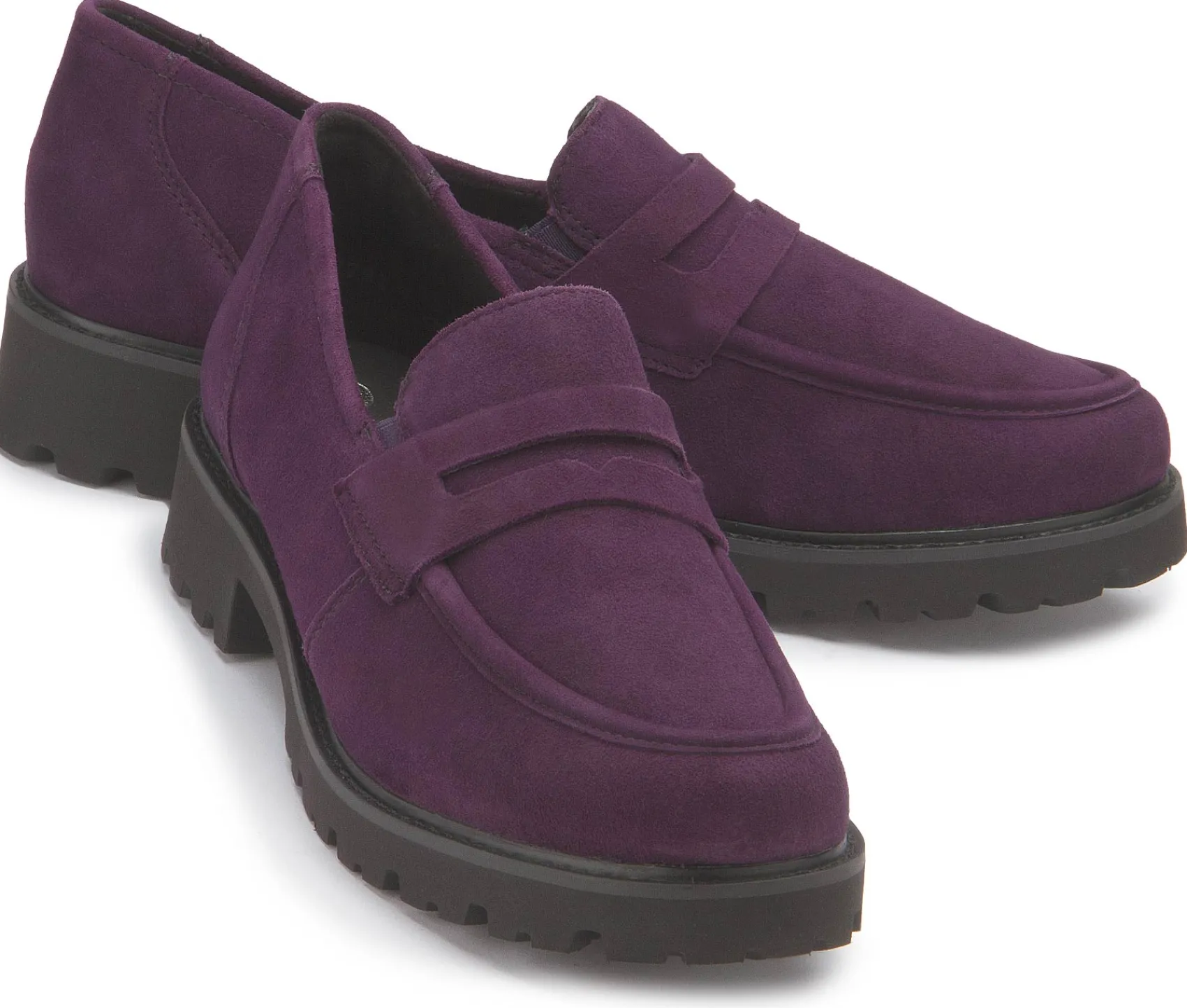 Slipper|Remonte Loafer in Übergrößen Lila