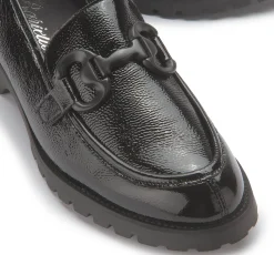 Slipper|Horsch Schuhe Loafer in Übergrößen Schwarz