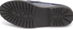 Slipper|Horsch Schuhe Loafer in Übergrößen Blau