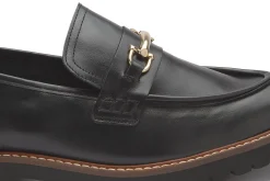 Slipper|Horsch Schuhe Loafer in Übergrößen Schwarz