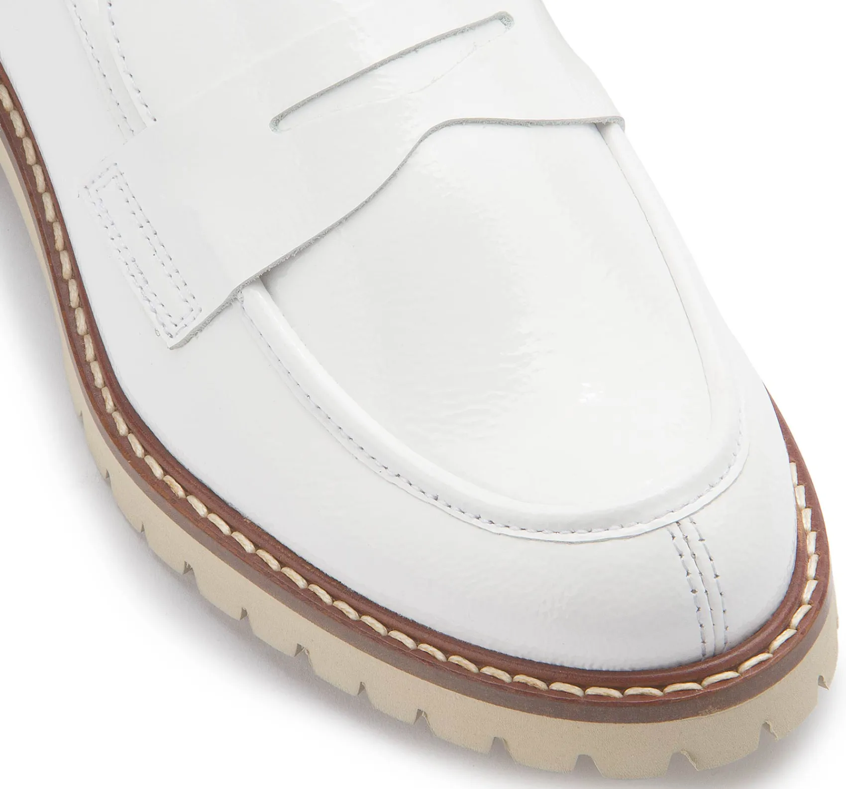 Slipper|Horsch Schuhe Loafer in Übergrößen Weiß