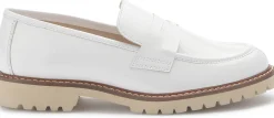 Slipper|Horsch Schuhe Loafer in Übergrößen Weiß