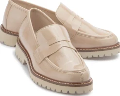 Slipper|Horsch Schuhe Loafer in Übergrößen Beige