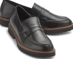 Slipper|Horsch Schuhe Loafer in Übergrößen Schwarz