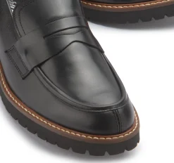 Slipper|Horsch Schuhe Loafer in Übergrößen Schwarz