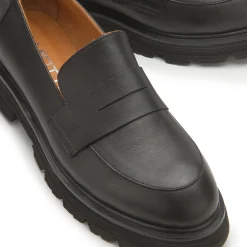 Slipper|Horsch Schuhe Loafer in Übergrößen Schwarz