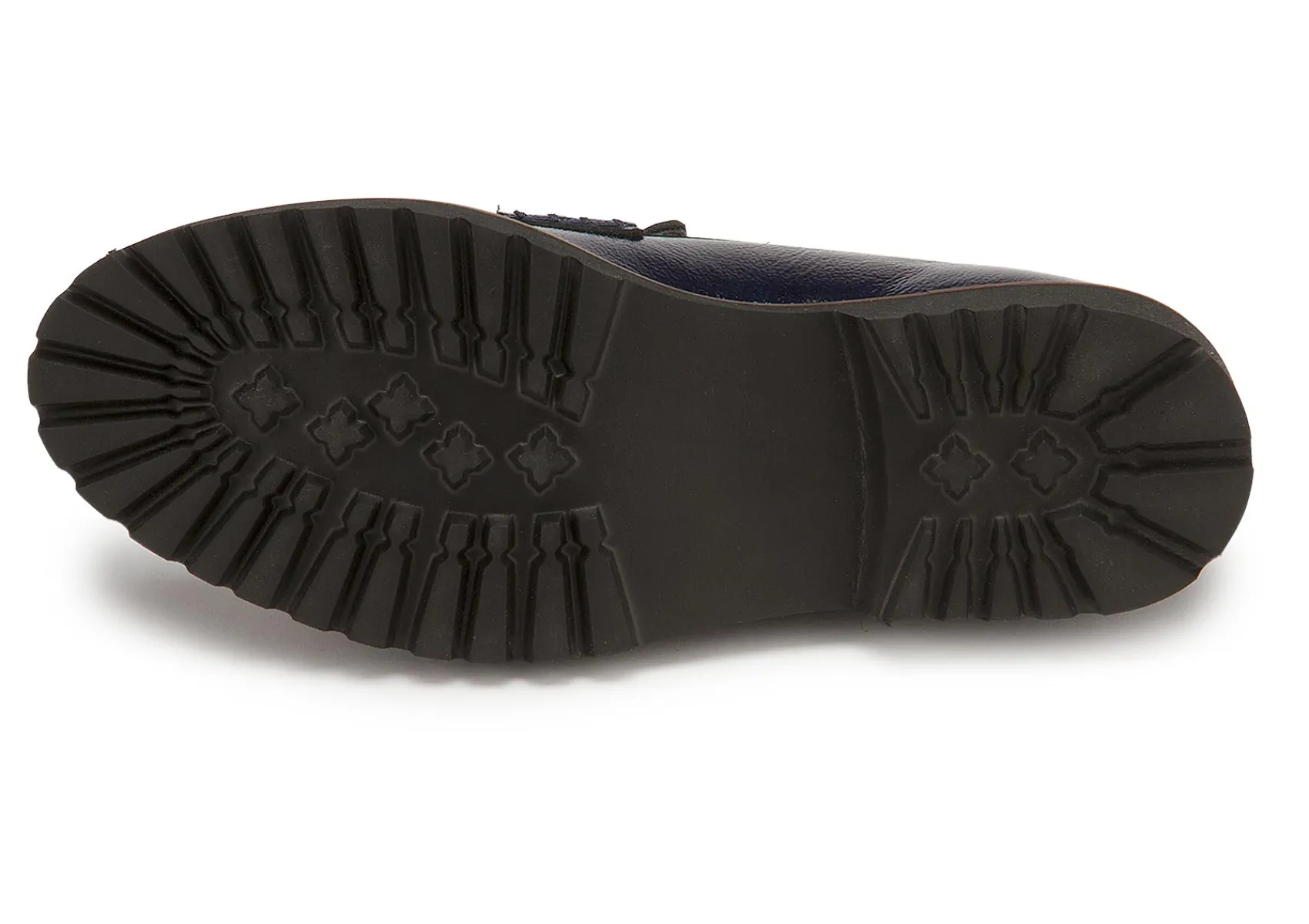 Slipper|Horsch Schuhe Loafer in Übergrößen Blau