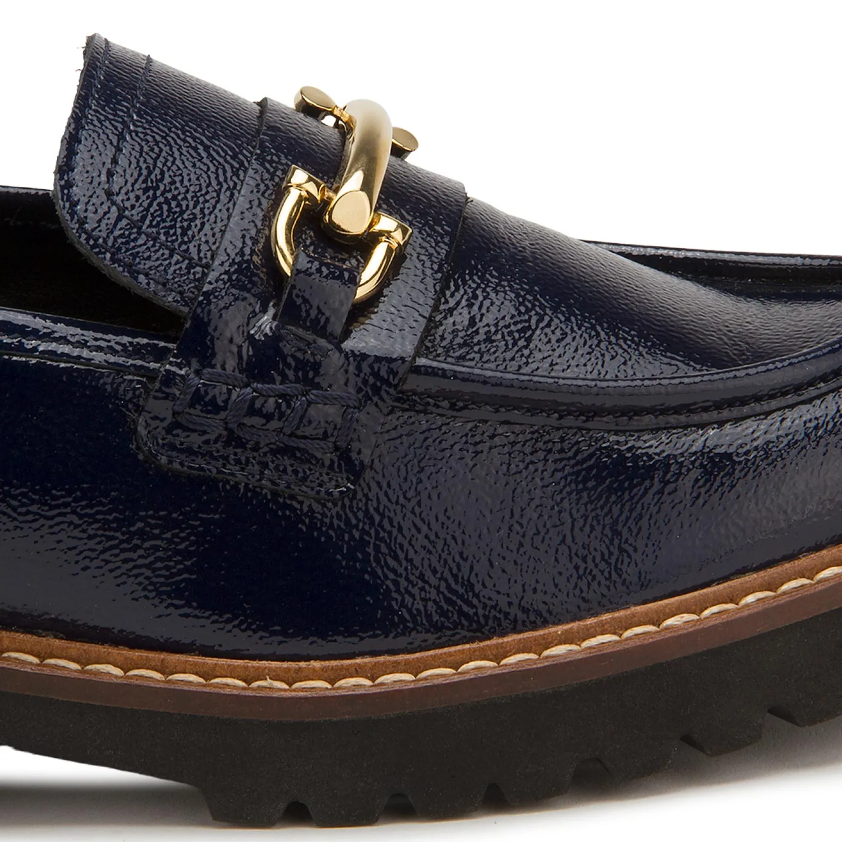 Slipper|Horsch Schuhe Loafer in Übergrößen Blau