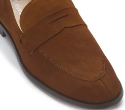 Slipper|Horsch Schuhe Loafer in Übergrößen Braun