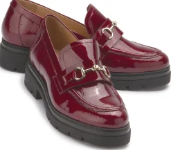 Slipper|Horsch Schuhe Loafer in Übergrößen Rot