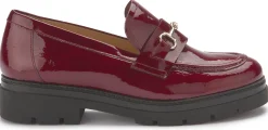 Slipper|Horsch Schuhe Loafer in Übergrößen Rot