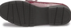 Slipper|Horsch Schuhe Loafer in Übergrößen Rot