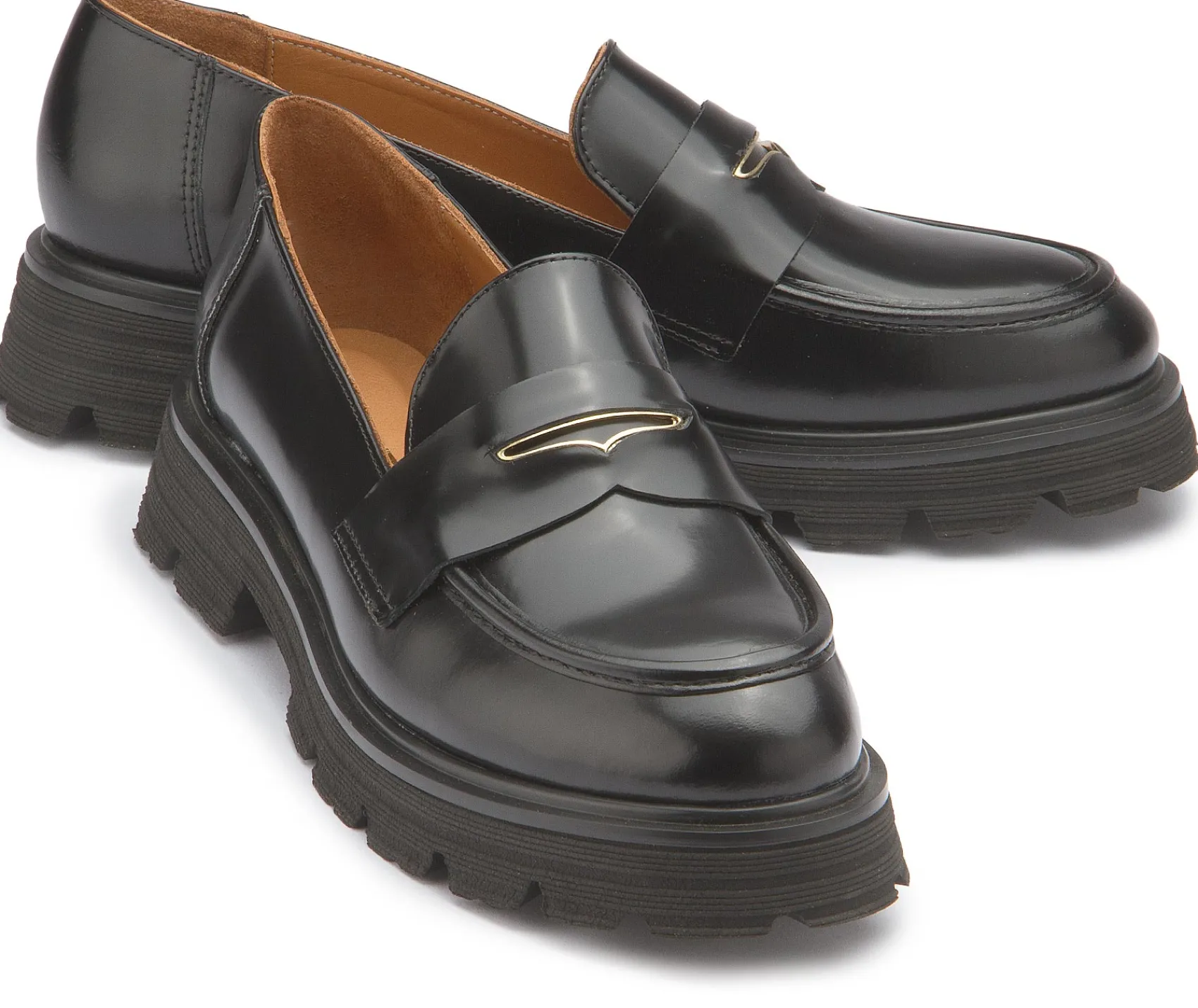 Slipper|Horsch Schuhe Loafer in Übergrößen Schwarz