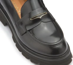 Slipper|Horsch Schuhe Loafer in Übergrößen Schwarz