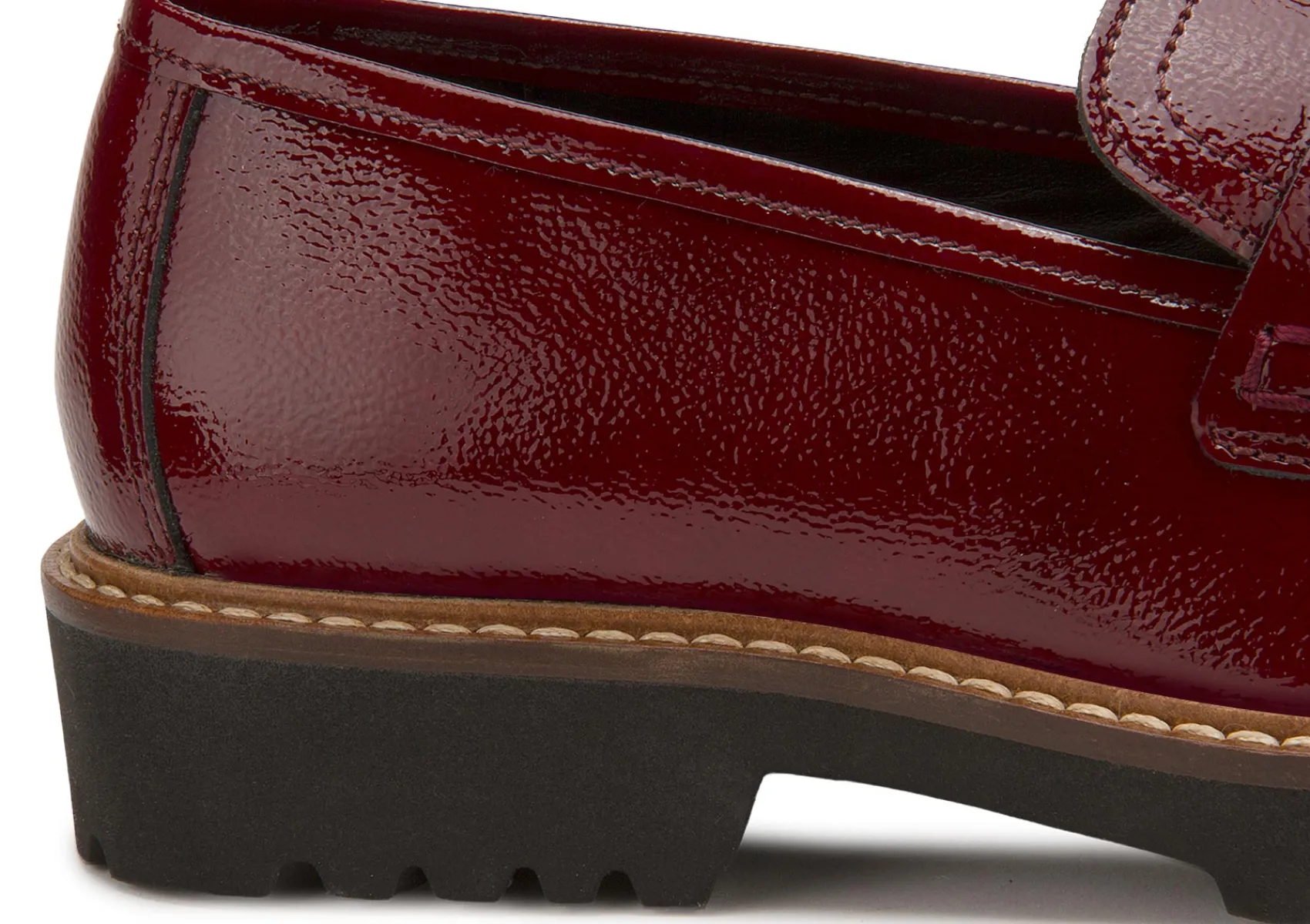 Slipper|Horsch Schuhe Loafer in Übergrößen Rot
