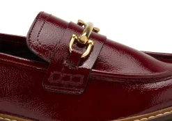 Slipper|Horsch Schuhe Loafer in Übergrößen Rot