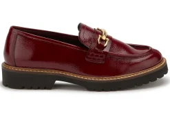Slipper|Horsch Schuhe Loafer in Übergrößen Rot