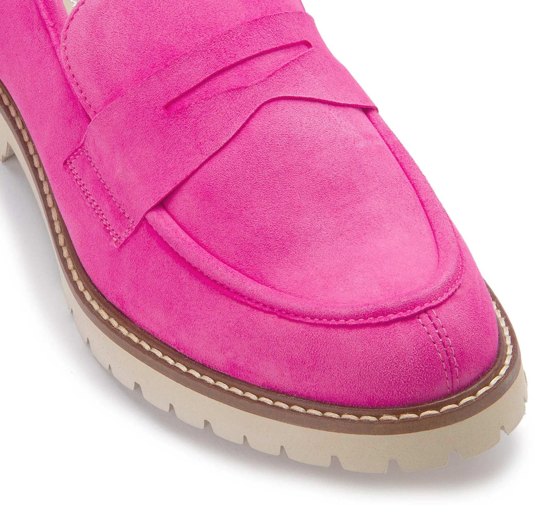 Slipper|Horsch Schuhe Loafer in Übergrößen Pink