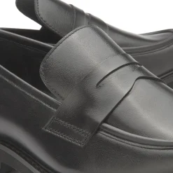 Slipper|Horsch Schuhe Loafer in Übergrößen Schwarz