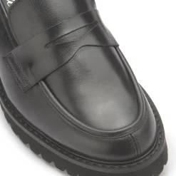 Slipper|Horsch Schuhe Loafer in Übergrößen Schwarz