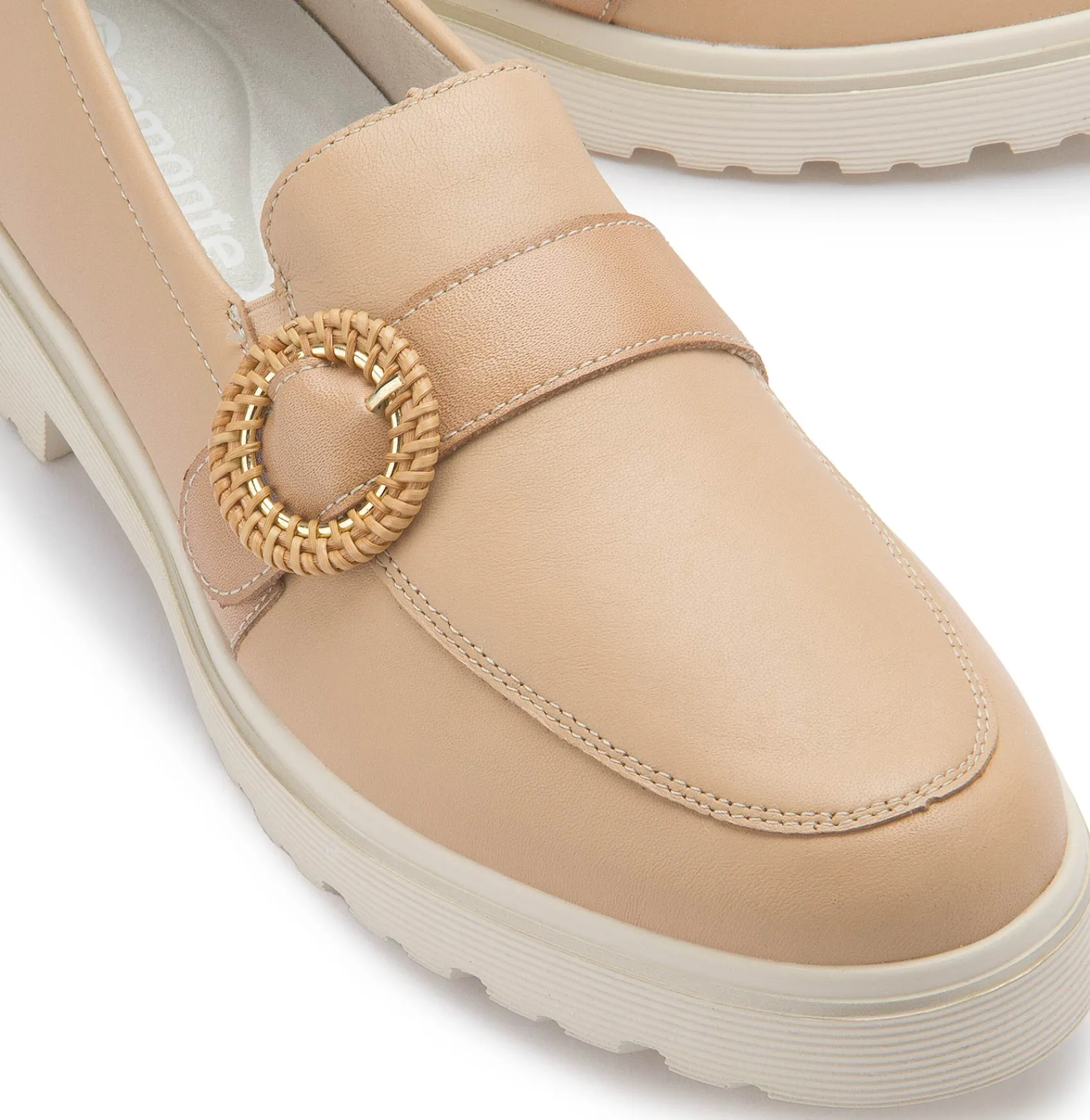 Slipper|Remonte Loafer in Übergrößen Beige