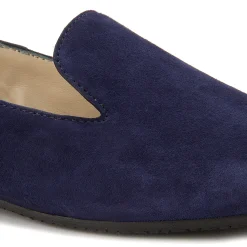 Slipper|Horsch Schuhe Loafer in Übergrößen Blau