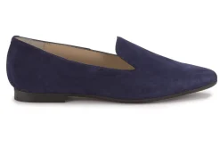 Slipper|Horsch Schuhe Loafer in Übergrößen Blau