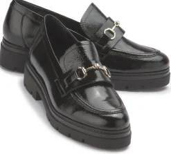 Slipper|Horsch Schuhe Loafer in Übergrößen Schwarz
