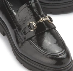 Slipper|Horsch Schuhe Loafer in Übergrößen Schwarz