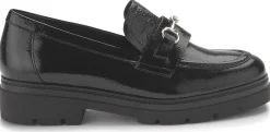 Slipper|Horsch Schuhe Loafer in Übergrößen Schwarz