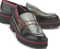 Slipper|Horsch Schuhe Loafer in Übergrößen Schwarz