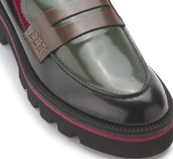 Slipper|Horsch Schuhe Loafer in Übergrößen Schwarz