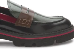 Slipper|Horsch Schuhe Loafer in Übergrößen Schwarz