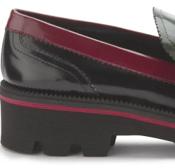 Slipper|Horsch Schuhe Loafer in Übergrößen Schwarz