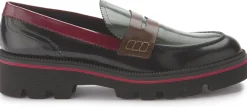Slipper|Horsch Schuhe Loafer in Übergrößen Schwarz