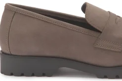 Slipper|Horsch Schuhe Loafer in Übergrößen Beige
