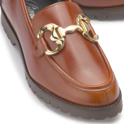 Slipper|Horsch Schuhe Loafer in Übergrößen Braun