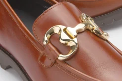 Slipper|Horsch Schuhe Loafer in Übergrößen Braun