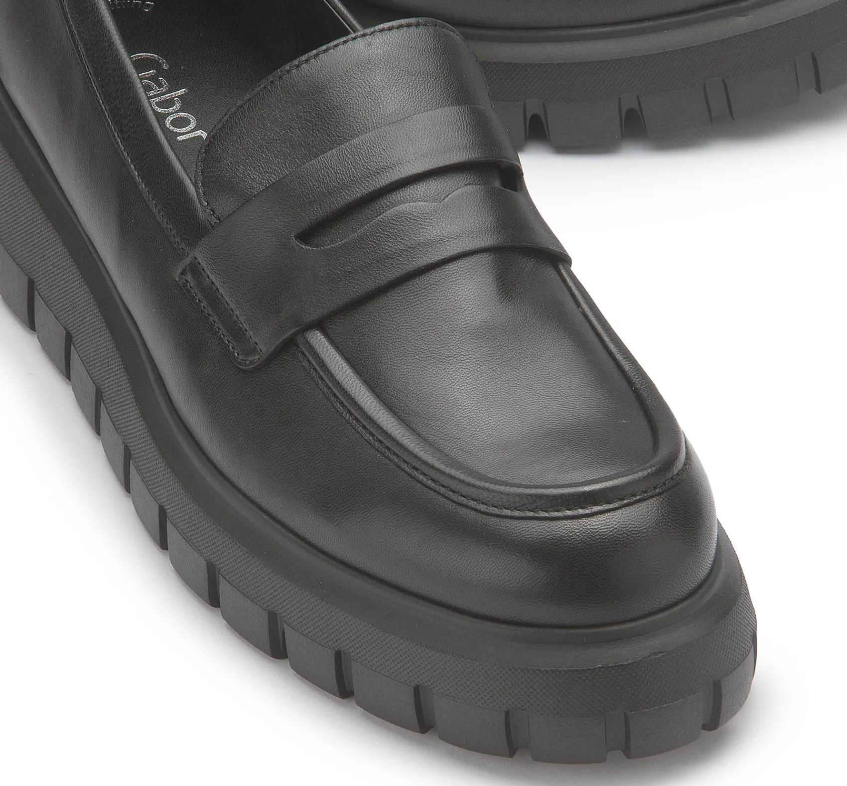 Slipper|Gabor Loafer in Übergrößen Schwarz