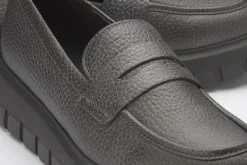 Slipper|Gabor Loafer in Übergrößen Silber