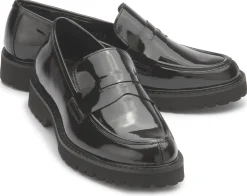 Slipper|Horsch Schuhe Loafer in Übergrößen Schwarz